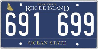 RI license plate 691699