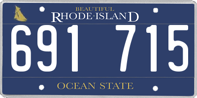 RI license plate 691715