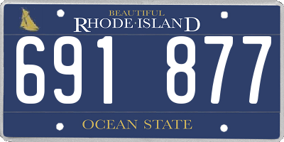 RI license plate 691877