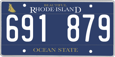 RI license plate 691879