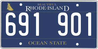 RI license plate 691901