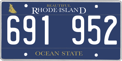 RI license plate 691952