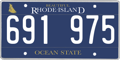 RI license plate 691975
