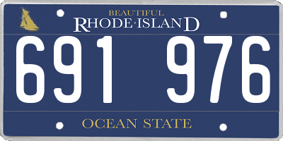 RI license plate 691976