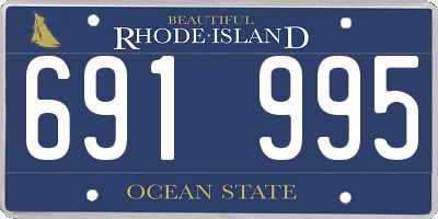 RI license plate 691995
