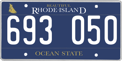 RI license plate 693050