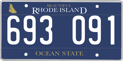 RI license plate 693091