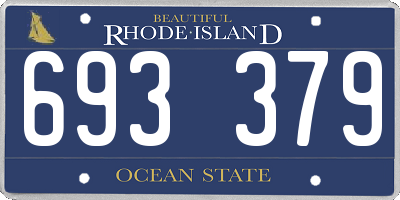 RI license plate 693379
