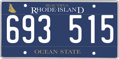 RI license plate 693515