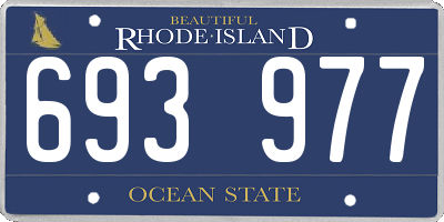RI license plate 693977