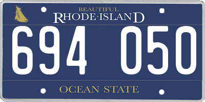 RI license plate 694050