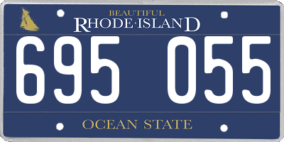 RI license plate 695055