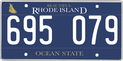 RI license plate 695079
