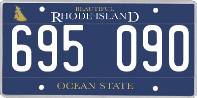 RI license plate 695090