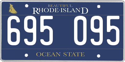 RI license plate 695095