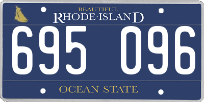 RI license plate 695096