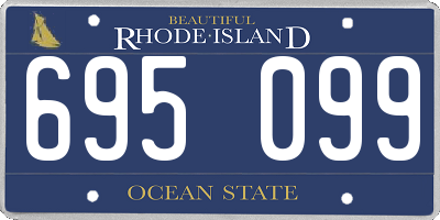 RI license plate 695099