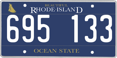 RI license plate 695133