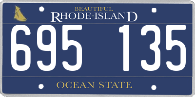 RI license plate 695135