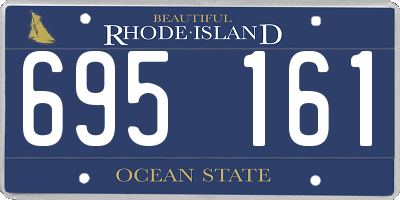 RI license plate 695161