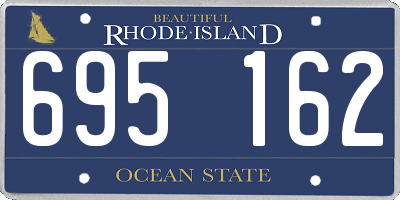 RI license plate 695162