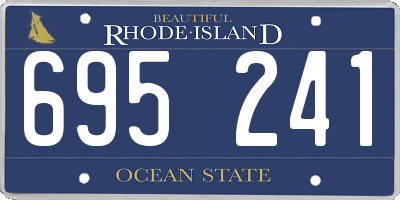 RI license plate 695241