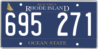 RI license plate 695271