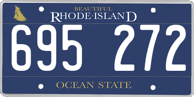 RI license plate 695272