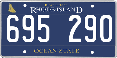 RI license plate 695290