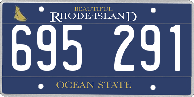 RI license plate 695291