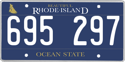 RI license plate 695297