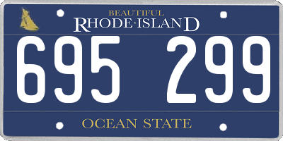 RI license plate 695299