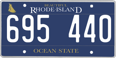 RI license plate 695440