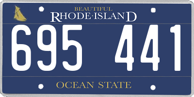 RI license plate 695441