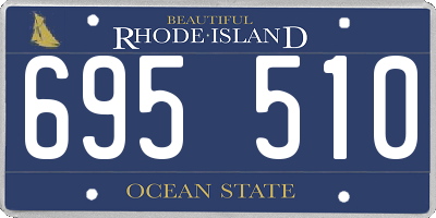 RI license plate 695510