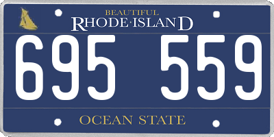 RI license plate 695559