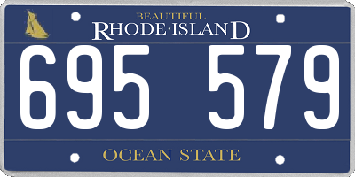 RI license plate 695579