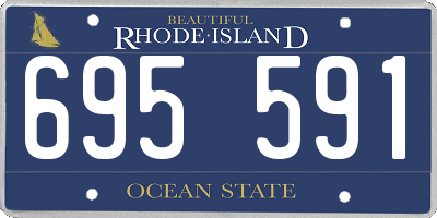 RI license plate 695591