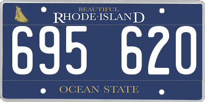 RI license plate 695620