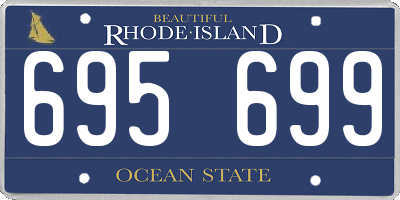 RI license plate 695699