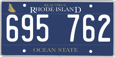 RI license plate 695762