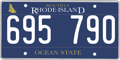 RI license plate 695790