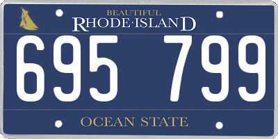RI license plate 695799