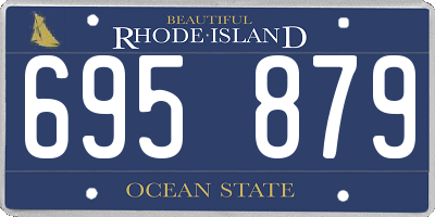 RI license plate 695879