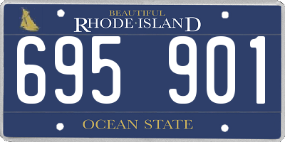 RI license plate 695901