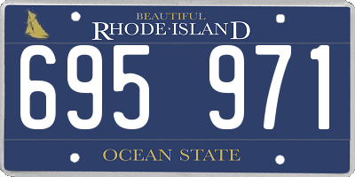 RI license plate 695971