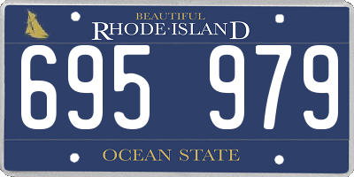 RI license plate 695979