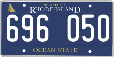 RI license plate 696050