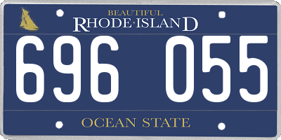 RI license plate 696055