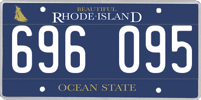 RI license plate 696095
